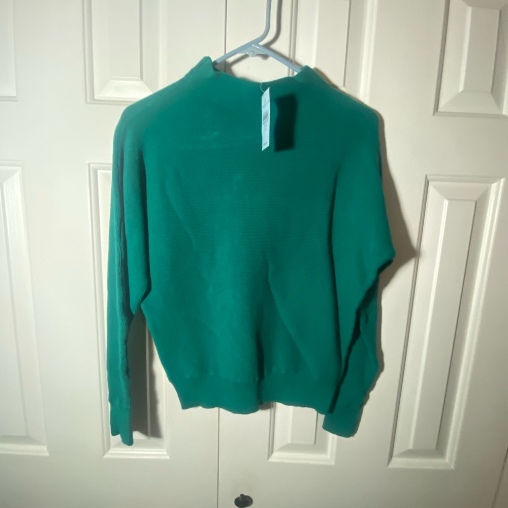 Ann Taylor Teal Women's Turtleneck Sweater
